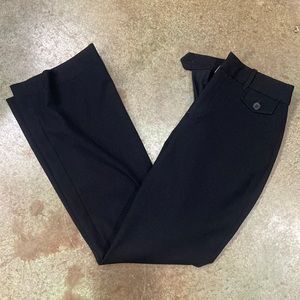 Black GAP pants heavy material. Boot cut.